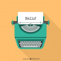 Typewriter How I write posts
